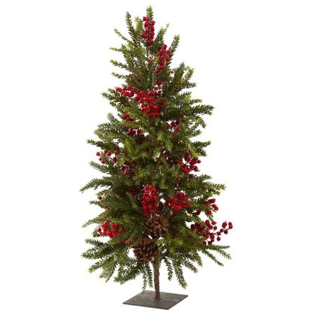 DARE2DECOR 36&rdquo; Pine & Berry Christmas Tree DA857837
